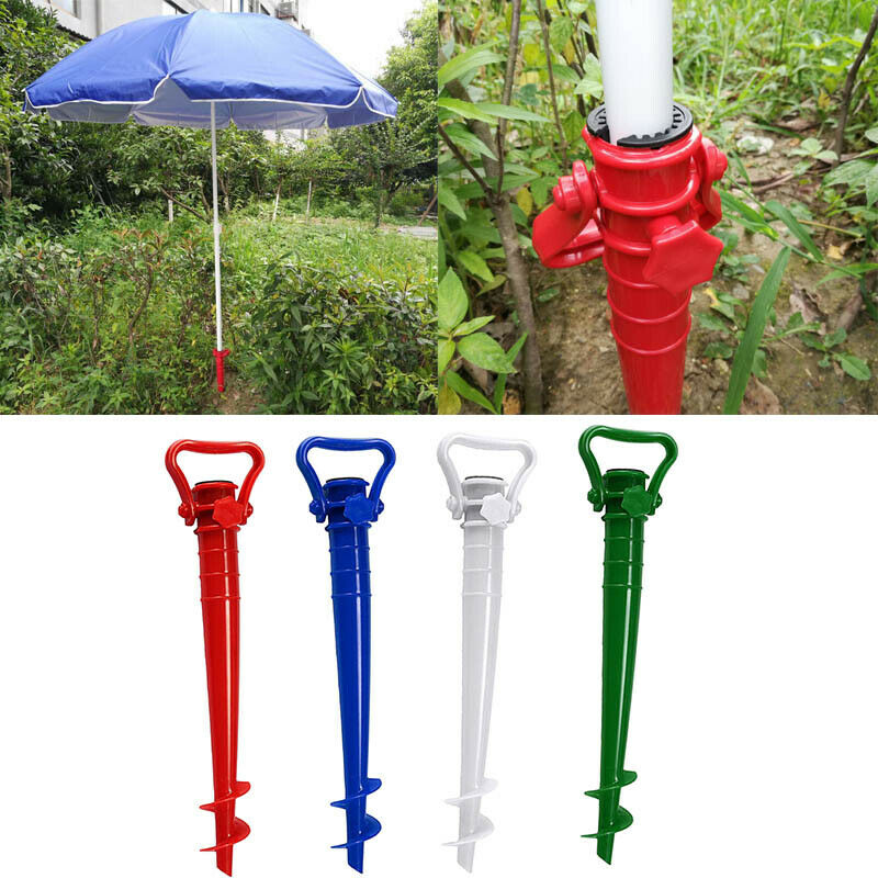 Sun Beach Fishing Parasol Ground Anchor Spike Umbrella Stretch Stand Holder