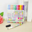 Hot 12 Colors-Whiteboard Markers White Board Dry-Erase cvb Marker Set Pens K9B5
