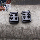 10 PCS Shoelace Buckle Non-slip Survival Stopper Rope Clip Clamp Cord Lock P*ES