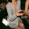 Women Cute Clear Acrylic Box Clutch Crossbody Purse Evening Bag E7E1