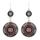 Bohemia Ear Stud Drop Dangle Earrings Long Ethnic Round Earrings Women JewelrBX