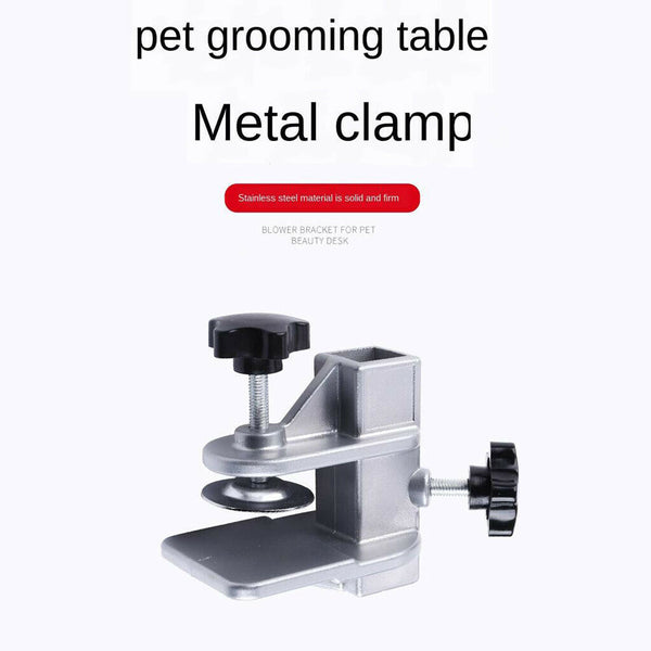 Heavy Duty Pet Grooming Table Arm Clamp Attach Arms to Tables Cat Dog 23x23mm