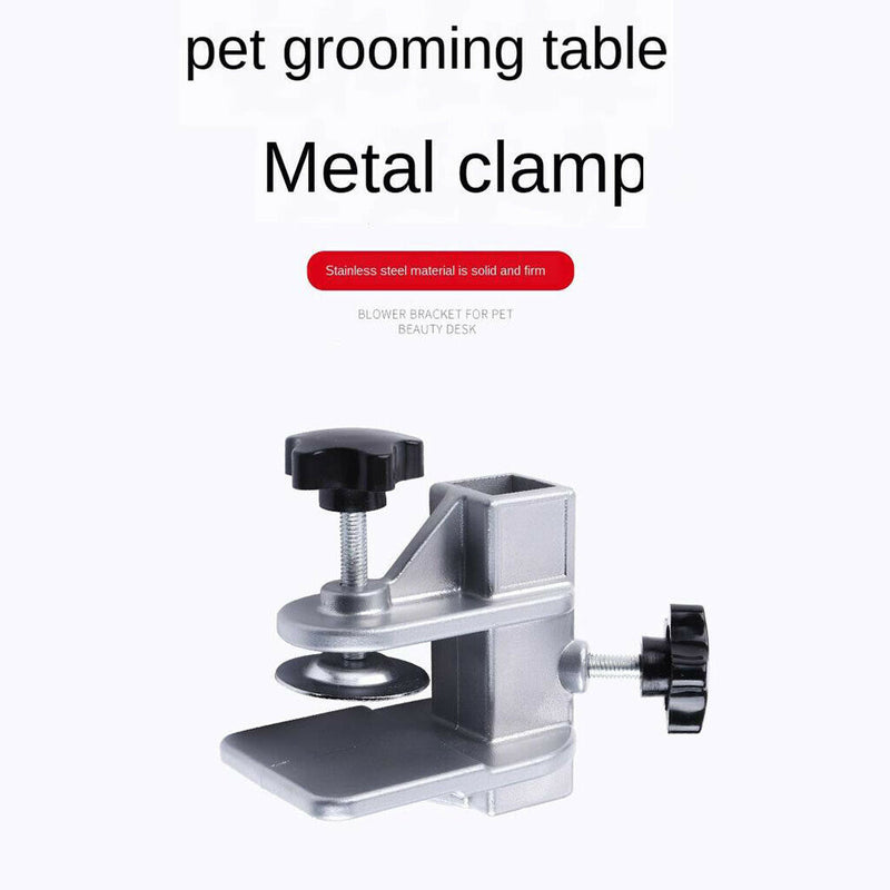 Heavy Duty Pet Grooming Table Arm Clamp Attach Arms to Tables Cat Dog 23x23mm