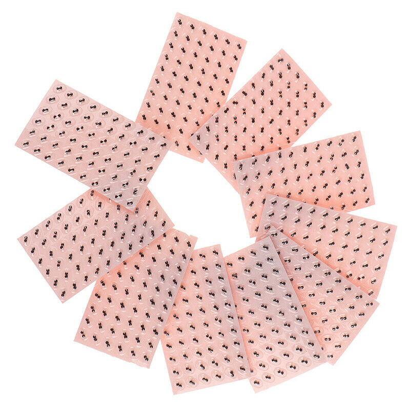 600Pcs/lot Double Grain Ears Stickers Acupuncture Ear Massage Press Seeds Nee JR