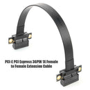 PCI-e PCI Express 36Pin 1X Female to Female Extension Cable with Connector