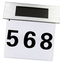 Stainless Steel Solar Powered LED Doorplate Number Light House Door Address