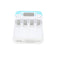 3 in 1 Solar Charger Power Bank 12000mAh USB Battery Blue