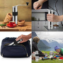 Stainless Steel 304  Manual Coffee Bean Grinder Mill Hand Grinder Kitchen ToM5F5