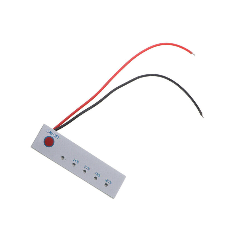 12V Lithium Battery Capacity Tester Power Indicator Gauge Meter 5 Levels 3