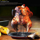 Chicken Roaster Roasting Tray Rack Bake Pan Vertical 1PC Upright HOT BBQ I8 E2U4