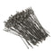 100pcs Stainless Steel Screw Locking Wire Keychain Cable Key Rings Outdoor  R2B2