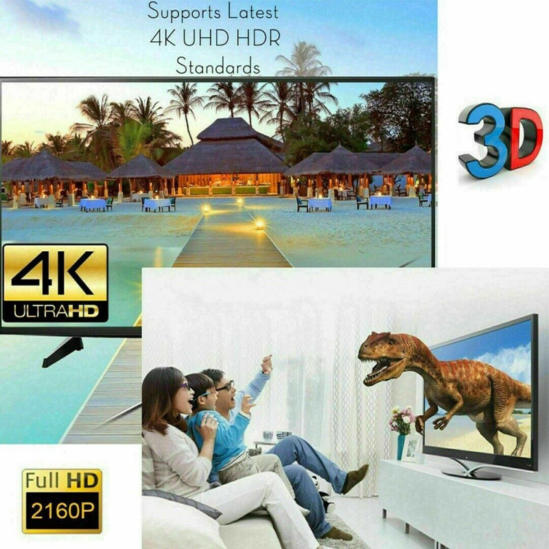 3x1 HDMI Switch Switcher 3 In 1 Out HDMI Sellector 3 port HDR 4K 60Hz HDCP2.2 bs