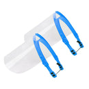 2x Full Face Shield Cover All-Round Protective Visor Cap Anti Fog Unisex
