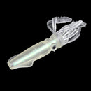 Transparent soft squid lure baits 10.5cm/9g sea bass trolling fishing lures JR