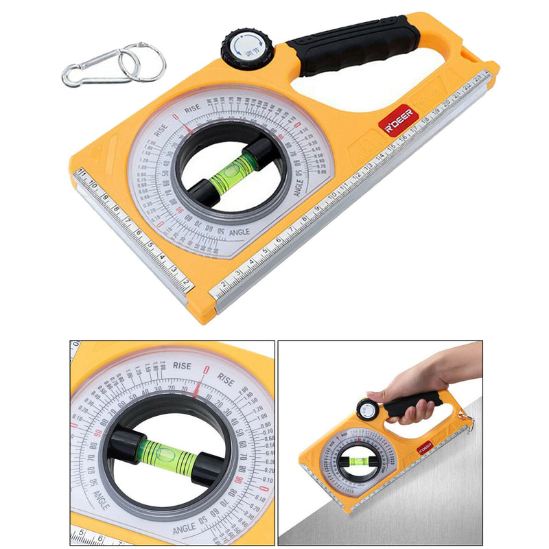 Professional Engineering Inclinometer Universal Slope Measuring Ruler