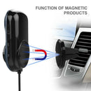 Bluetooth FM Transmitter, Wireless In-Car Radio Transmitter Adapter/QC3.0 S