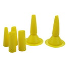 8pcs/set Sealant Tool For Caulking Glass Cement Glue Nozzle Interior Finishing