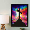 5D Cross Diamond Painting DIY Full Drill Embroidery Rhinestone Cross Stitch