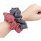 20 Elastics & Ties Pack Women's Large Chiffon Hair Scrunchies Bow Ponytail Favor