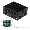 5Pcs 4X5 Black Cell 18650 Plastic Spacer Frame Radiating Holder Bracket SS Nw