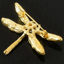 Dragonfly Brooches for Women Green Enamel Insect Dragonfly Brooch Men Suit  M7V4