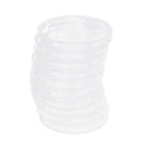 10pcs 90mm Plastic Clear Round Coin Case Capsule Storage Holder Containers