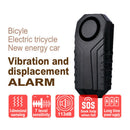 113dB Wireless Bicycle Anti-theft Alarm Waterproof Remote Control Alarm Sens_kz