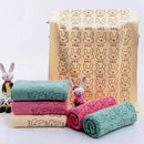 Cute Water Absorbing Kids Soft Wash Face Towel For Home Bath Towel P5S8.