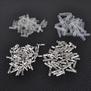 50 Sets 4mm Male Female Bullet Crimp Terminal Wire Connector Socket for fit Car