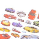 5 Sheets Mini Car Scrapbooking Stickers Bubble Puffy Stickers Reward Kids Toys &