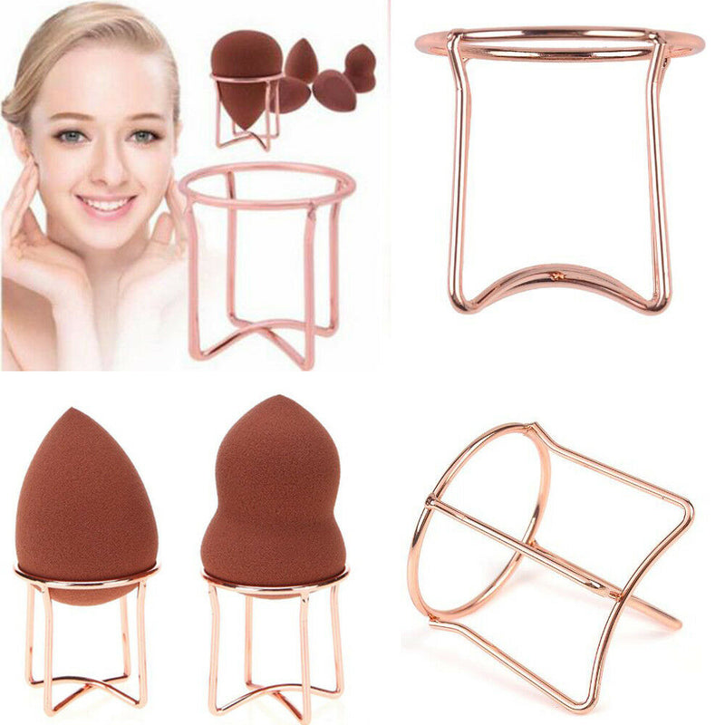 Makeup Blender Powder Puff Storage Rack Egg Sponge Drying Stand Holder case New