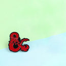 Red Dragon Pins Brooch Clothing Lapel Denim Shirt Enamel Badges (Style 1) A