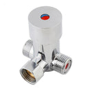G1/2 Hot Cold Water Mixing Valve Thermostatic Mixer Temperature Control for K9K4