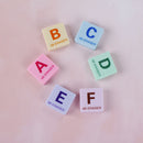 6pcs alphabet rubber pencil eraser set stationery novelty children party gift M&
