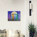 Full 5D Diy Diamond Painting Kit, Moon And Colored Cat Shaped Embroidery Cr