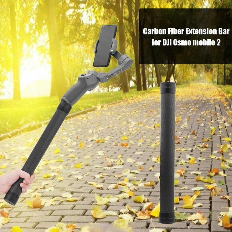 Carbon Fiber Extension Rod Pole Stick for DJI OSMO Mobile 3 Handheld Gimbal