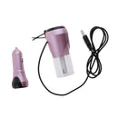 Car Detachable Air Freshener Purifier Humidifier+Dual USB Charger Pink