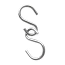 2 Pieces S Shaped Heavy Duty 316 Stainless Steel Hanging Hooks 45 x 28mm