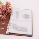 DIY Scrapbooking Cutting Dies Synthetic Leather Storage Book Case (3 Grid)