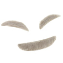 Funny Stylish Old Man Adhesive Eyebrows Mustaches Fancy Dress Costume Props