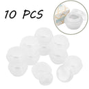10 PCS Empty Clear Plastic Cosmetic Containers 3 Gram Size Pot Jars Eye Shad