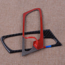 fit for BMW X5 E70 2008-13 Carbon Fiber Inner Door Handle Decorative Frame Trim