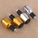 2pc 7/8'' CNC Handle Handlebar Grips Bar End Caps Plugs Motorcycle Accessories