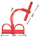 4 Tube Strong Fitness Resistance Bands Latex Pedal Exerciser Women Men Sit  K1F6