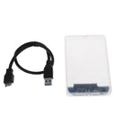 1XUSB 3.0 SATA external 2.5" inch HDD SSD enclosure disks case transparent caMO