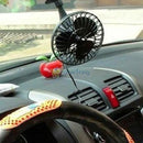 Mini Portable Car Dash Interier Fan 12V Auto Mini Cooler with Cigarette Lighter