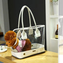 Cute Transparent Small Pet Cat Dog Travel Luxury Carrier Bag Chihuahua Dog  N8S8