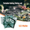 6 Sides 12 Holes Automatic Fishing Net NylonÃ‚Â Crab Fish Trap ShrimpÃ‚Â Cage (D) A