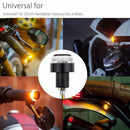 2x Motorcycle Turn Signal LED Light Indicator Blinker Bar End Top