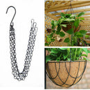 12x Hanging Flower Plant Iron Chain Basket Planter Holder Home Garden Balc LND